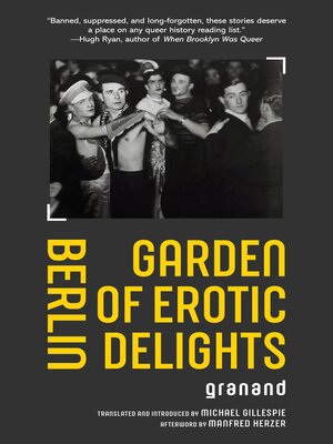 cover image of Berlin Garden of Erotic Delights